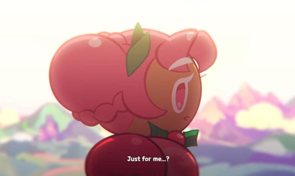 Camera zooms to Hollyberry Cookie

Hollyberry Cookie: Just for me…?