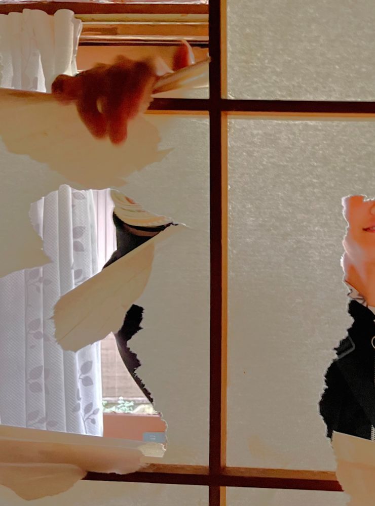 先日遊びに来た姪っ子にバリバリやってもらい