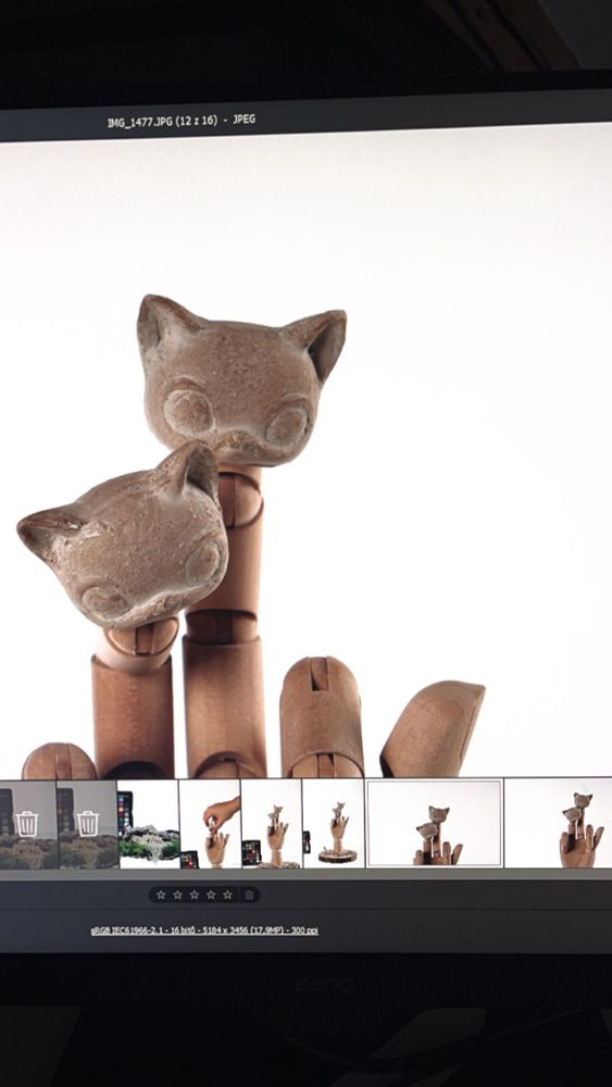ceramic littlest pet shop cat heads