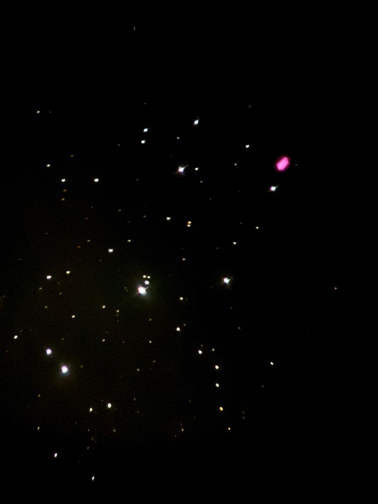 Picture of the Pleiades last night. 