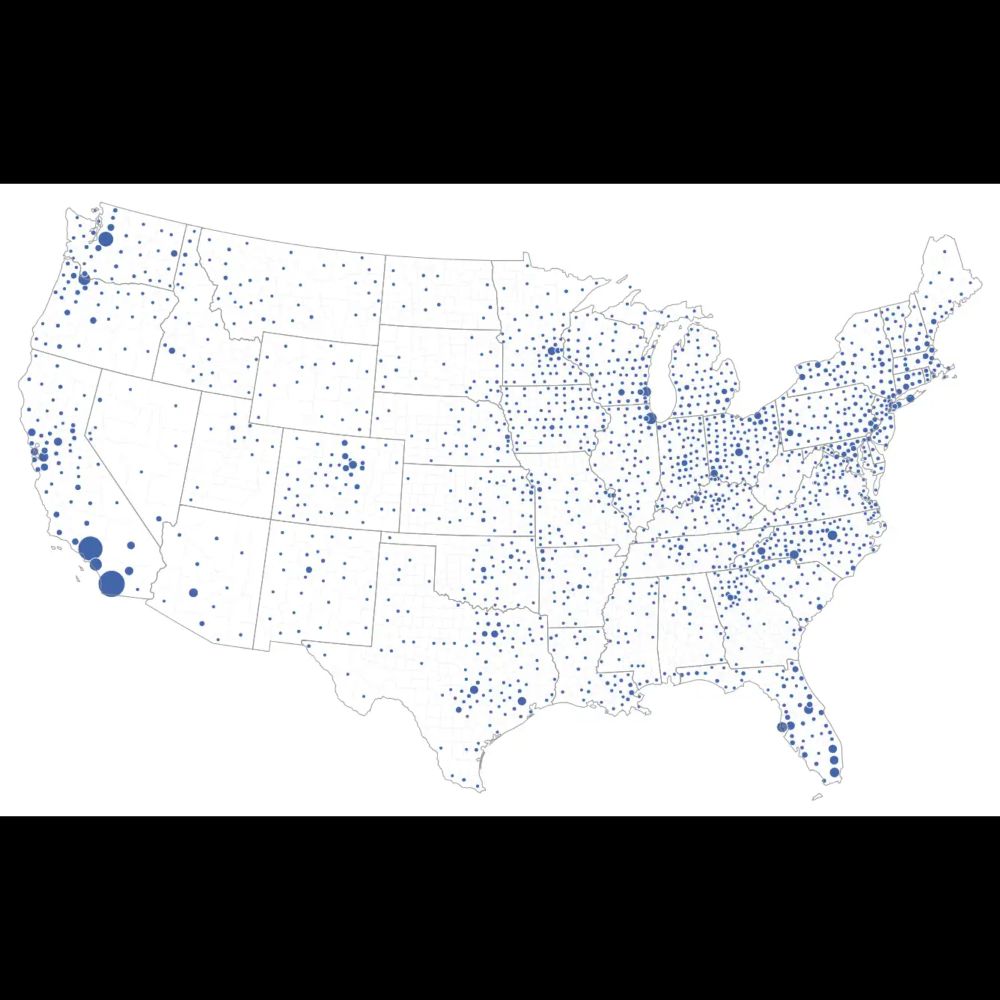 Water bottling across the U.S.