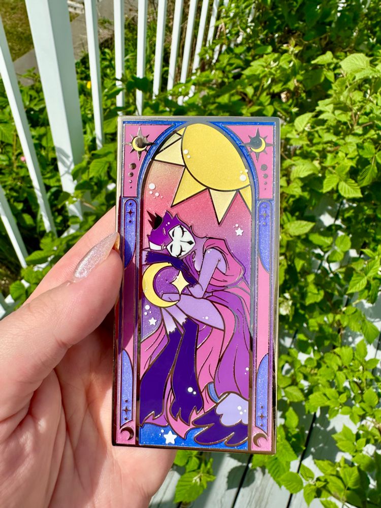 Helluva boss Stolas sleeping Prince enamel pin!