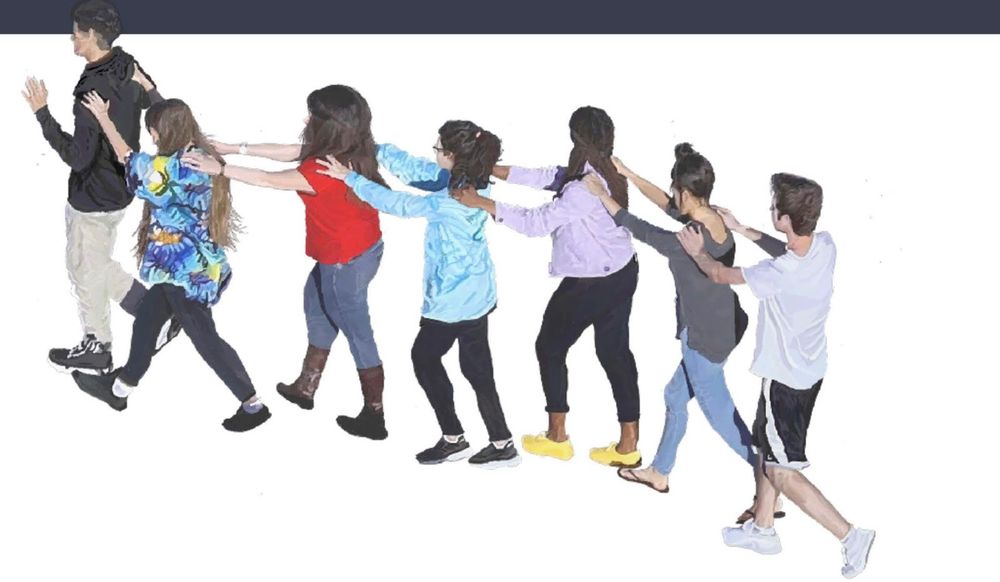 Florida high school students walking with the arms on shoulders after a school shooting