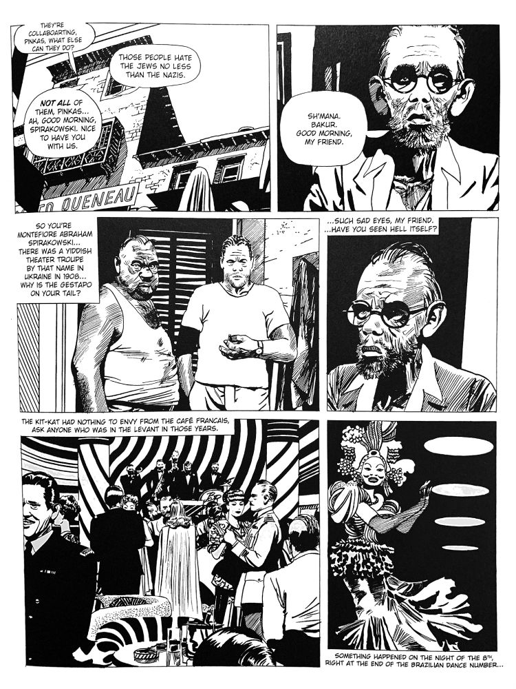 Page 9, The Farewell Song of Marcel Labrume, Attilo Micheluzzi.