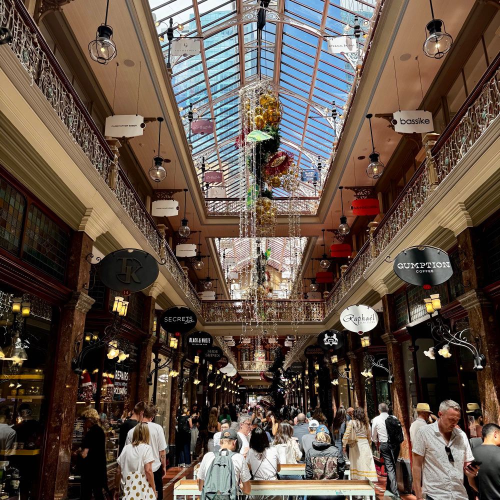 Christmas in Sydney’s Queen Victoria Building