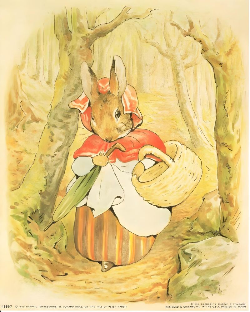 Illustration from The Tale of Peter Rabbit