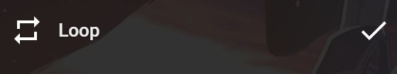 Image displaying the Loop function of a Youtube video being checked. Although the video doesn't seem to loop either way.