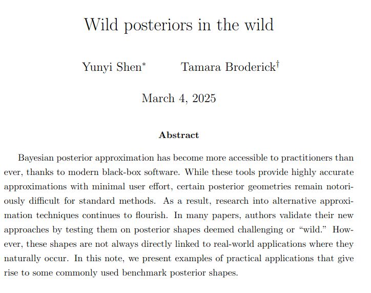      Bayesian posterior approximation has become more accessible to practitioners than ever, thanks to modern black-box software. While these tools provide highly accurate approximations with minimal user effort, certain posterior geometries remain notoriously difficult for standard methods. As a result, research into alternative approximation techniques continues to flourish. In many papers, authors validate their new approaches by testing them on posterior shapes deemed challenging or "wild." However, these shapes are not always directly linked to real-world applications where they naturally occur. In this note, we present examples of practical applications that give rise to some commonly used benchmark posterior shapes. 