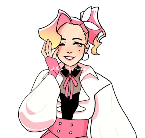 Half body drawing ABD Illustrates' character Alchemy Valentine