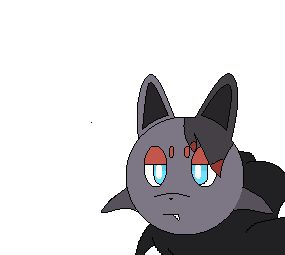 Old MS Paint sketch of a Zorua named Alice.