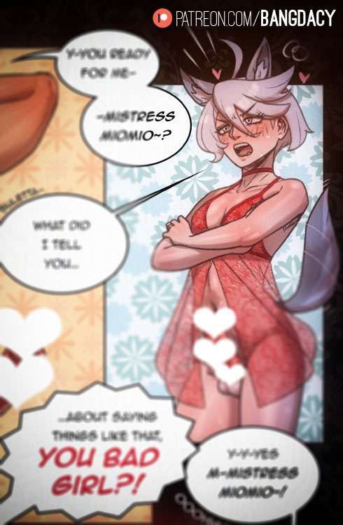 An angry Miorine standing with an erect knot. Dialogue reads 