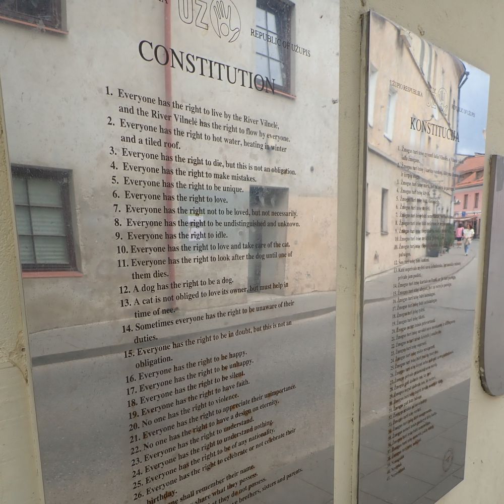 The nation has a constitution.