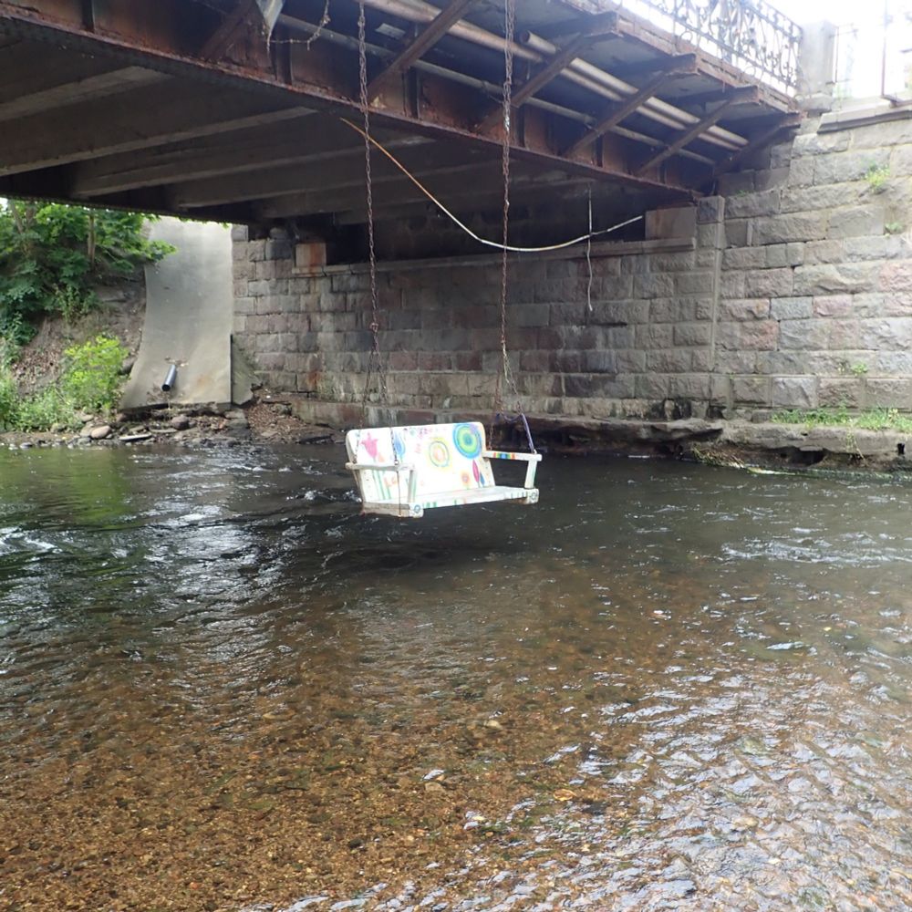 Famous swing under the bridge.