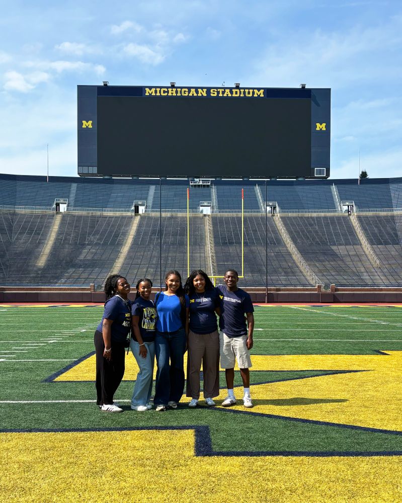ASPIRE students at the Michigan Stadium