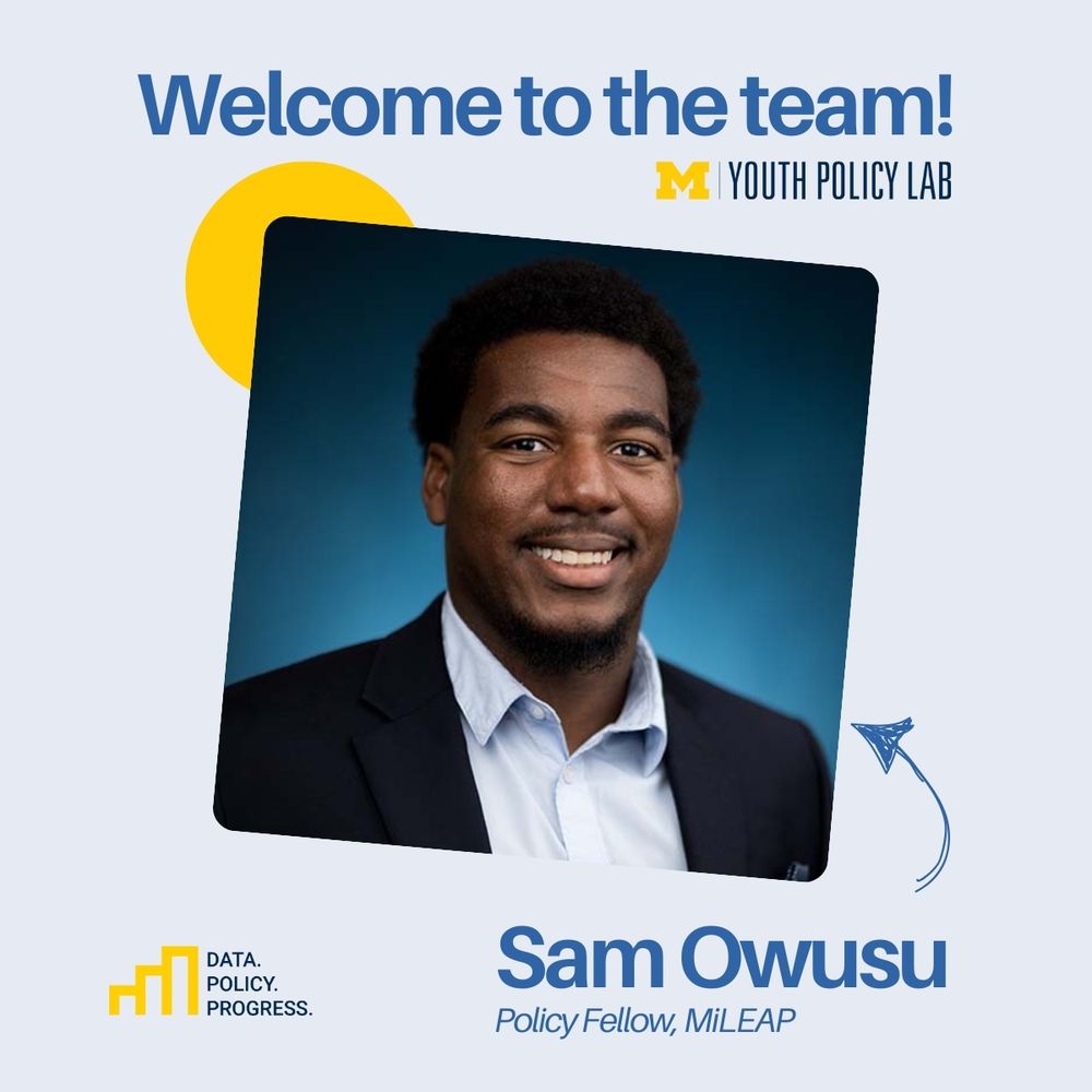 Welcome new Policy Fellow Sam Owusu to the Youth Policy Lab