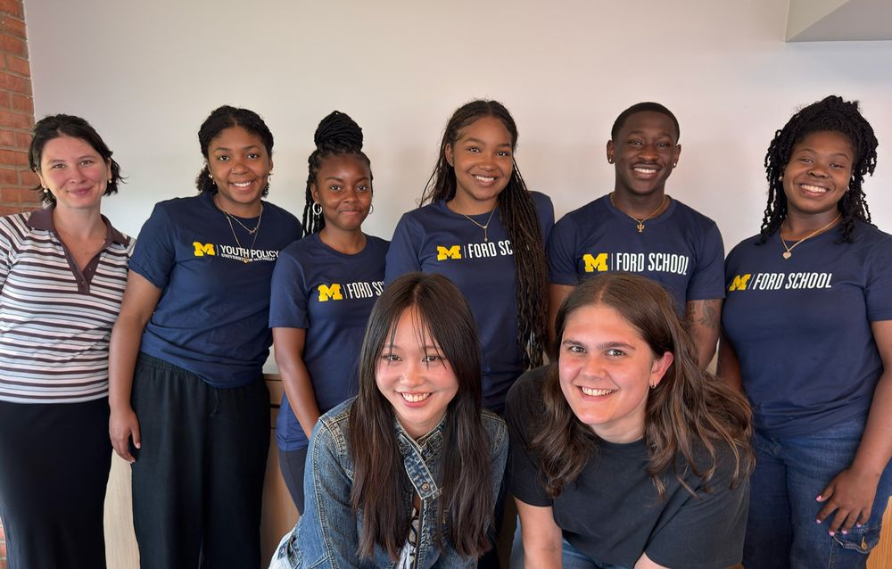 ASPIRE 2025 cohort with JPR researchers Paige, Angel, and Chiara