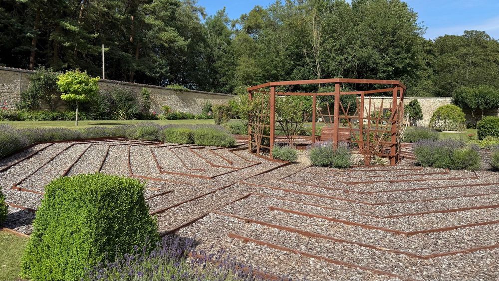The labyrinth at Wydale Hall in the Diocese of York where the Stage 2 panel took place.