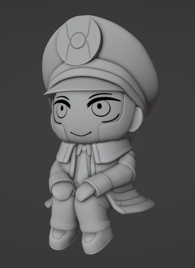 3D model originally made for artist Nartothelar to be 3D printed but I kinda forgor,,,,
