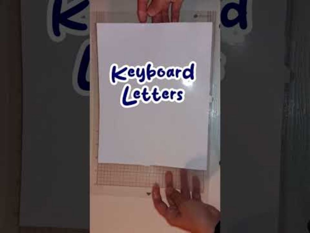 Keyboard Letters #shorts #Stickers #Keyboard #Letters #BigLetters #VisualAid #NinfaDelKofi