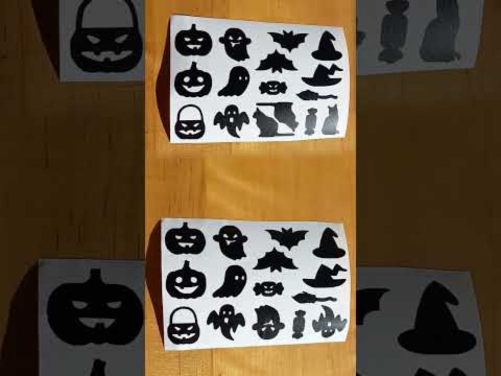 Halloween Stickers #shorts #Halloween #sticker #ghost #pumpkin #candy #cat #NinfaDelKofi