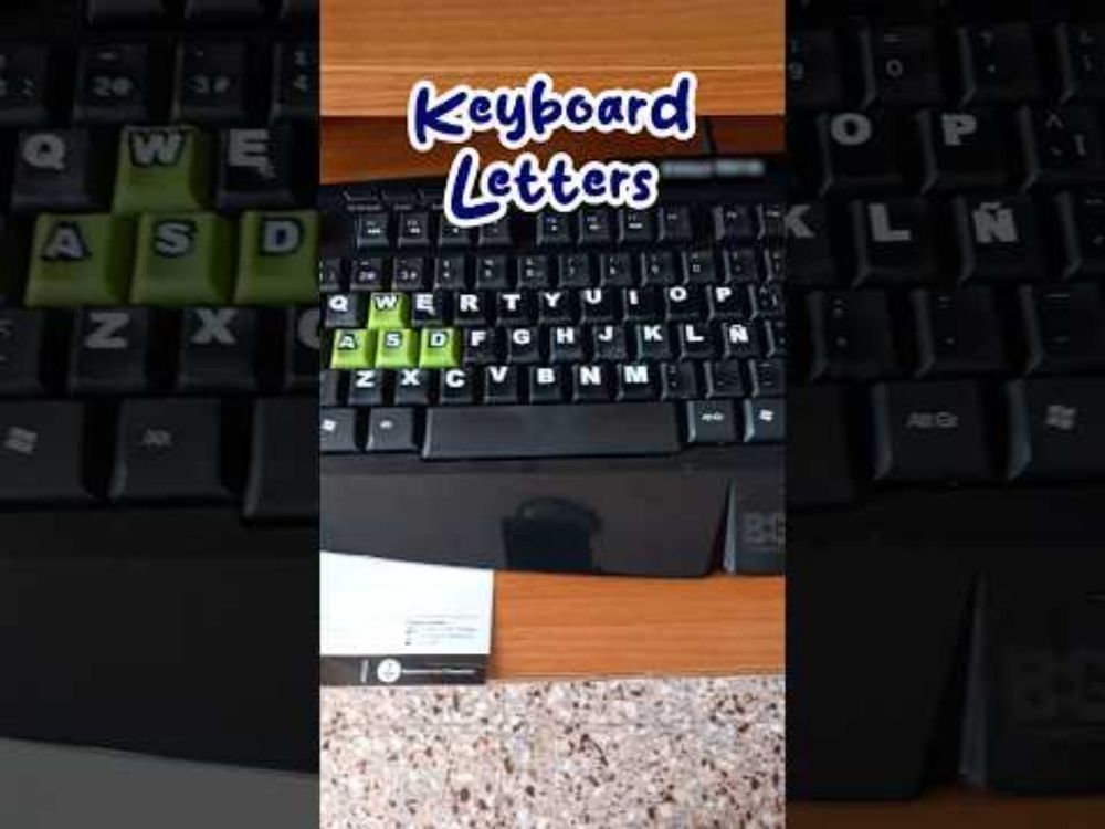 Keyboard Letters #shorts #Stickers #Keyboard #Letters #BigLetters #VisualAid #NinfaDelKofi