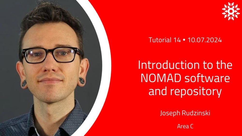 FAIRmat Tutorial 14 Part 1: Introduction to NOMAD