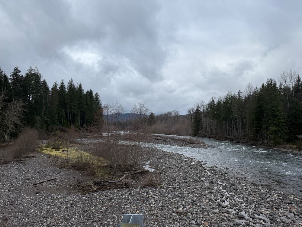 The Nisqually River near Mt. Rainier.