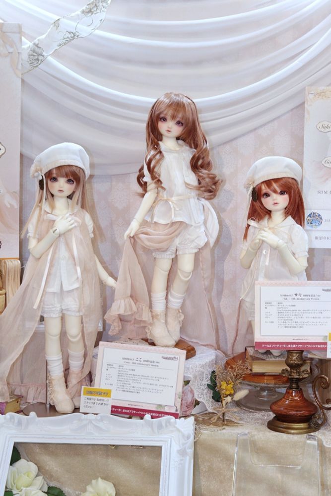 #SuperDollfie 10th記念ver.
SDMちよ SDMここ SDMサキ
#天使のすみか 名古屋店
