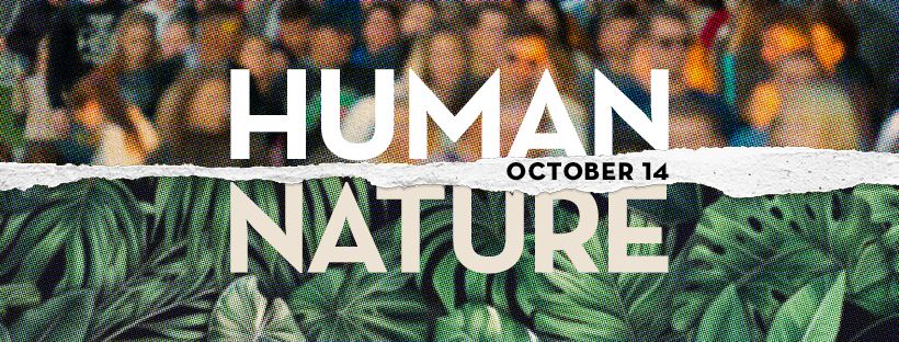 TEDxJacksonville conference Human/Nature graphic