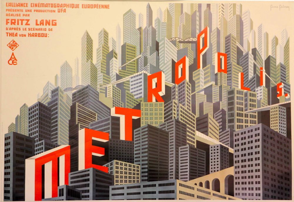 Boris Bilinsky (1900-1948), 'Metropolis', 1927

Constructivist-inspired poster for the French release of Fritz Lang’s modernist masterpiece.