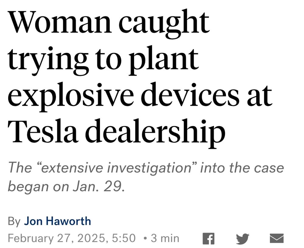 woman caught trying to plant explosive devices at Tesla dealership 