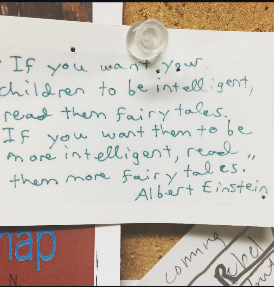 If you want. your children to be intelligent, read them fairy tales.
If you want then to be more intelligent, read then read more fairy tales.
Albert Einstein