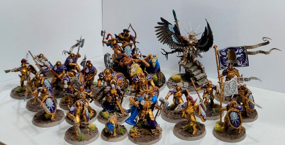 Stormcast Eternals army painted by Airylan for Age of Sigmar