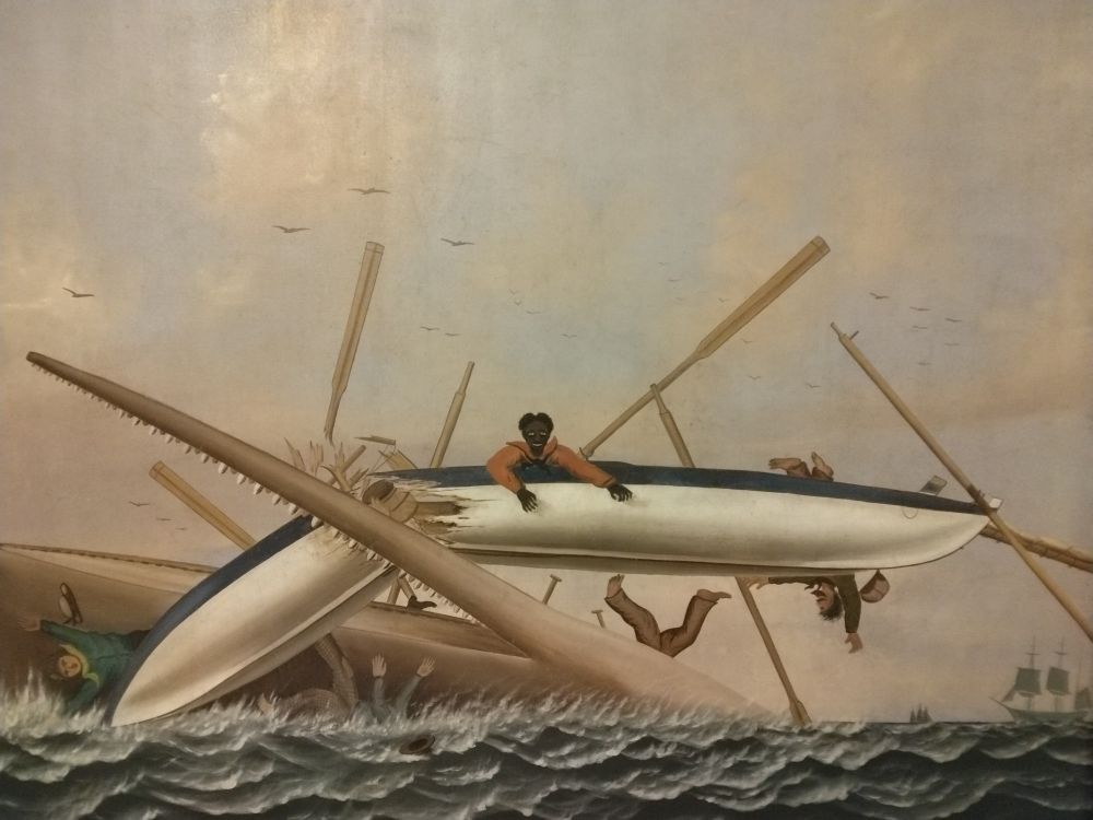A painting of a whaling fiasco