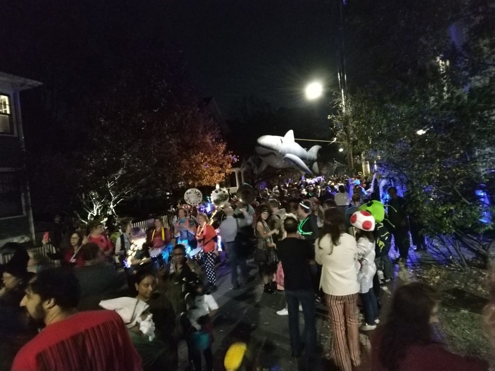"Jaws" themed Halloween block party in #CambriegeMA