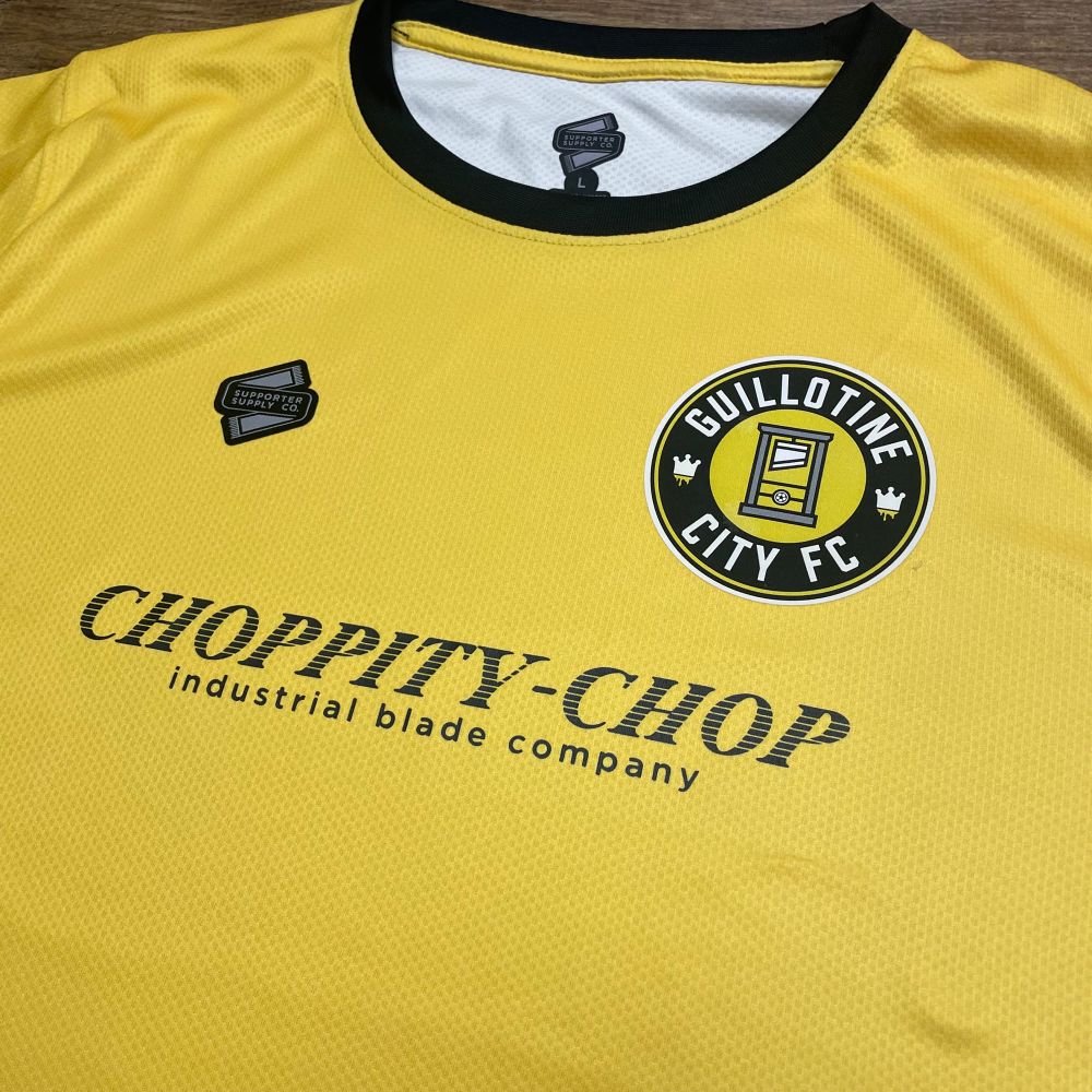 A custom soccer jersey from Supporter Supply Co. 