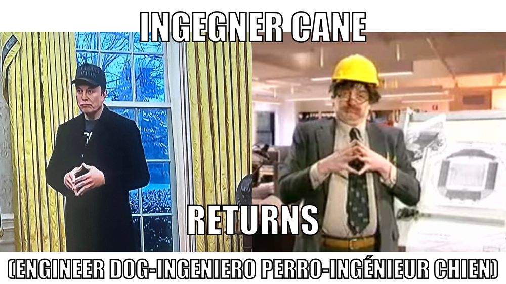Ingegner Cane returns (Engineer Dog, Ingeniero Perro, Ingénieur Chien)