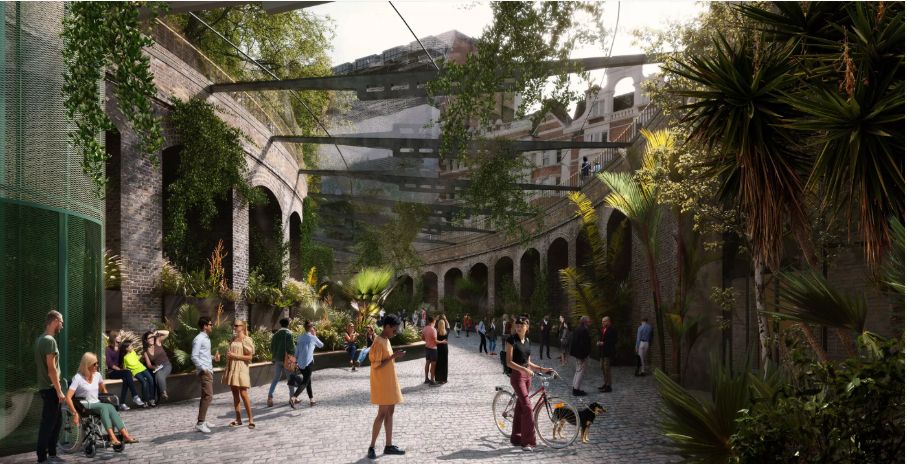 Concept for future use of Smithfield rotunda car park