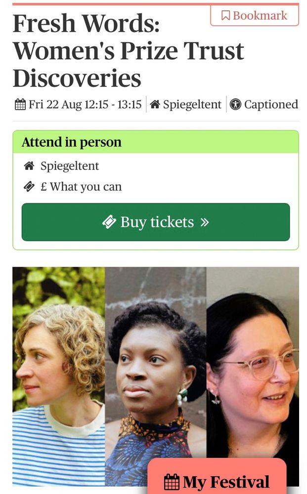 Attend in person. Pay what you can. Pictures of me, Rukky Brume and Lorna Elcock