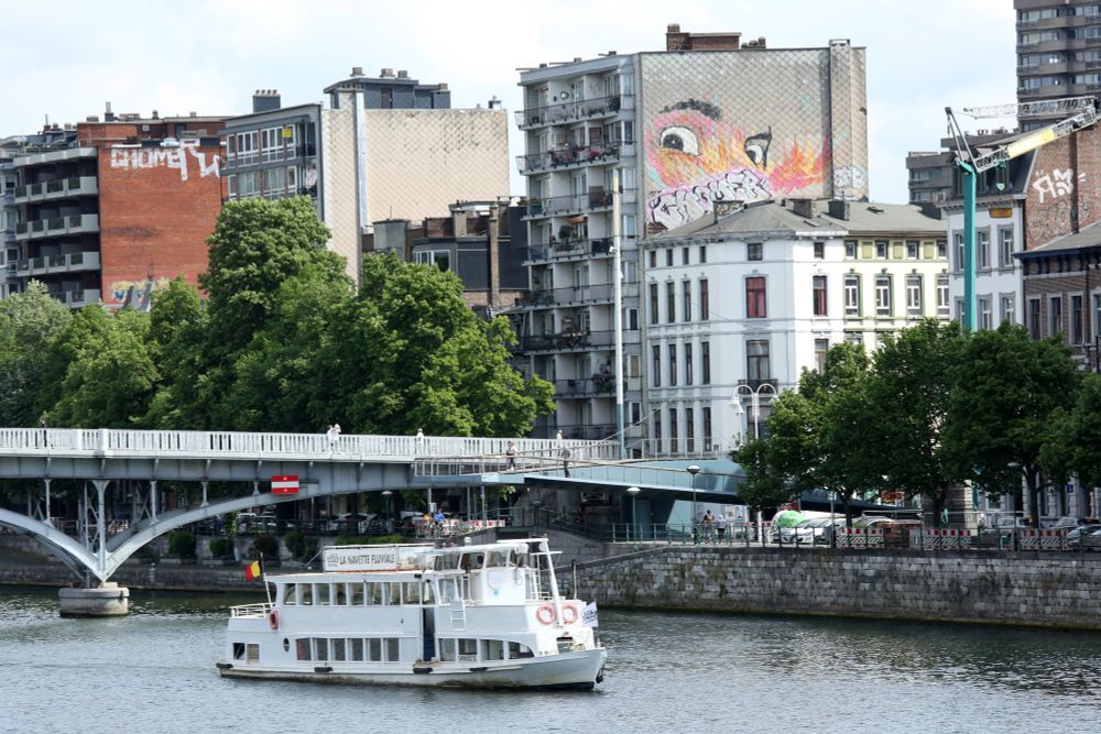 La navette fluviale sur la Meuse à Liège 