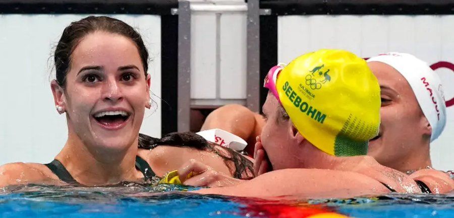 Backstroke swimmers