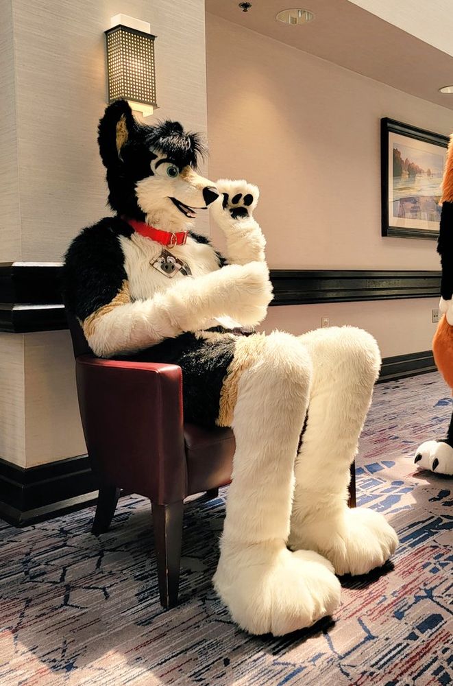 Rex Masters sitting in a chair at IFC a few years back 