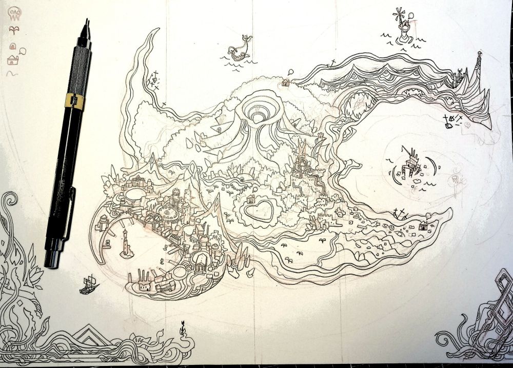 A map of Manta Island 
