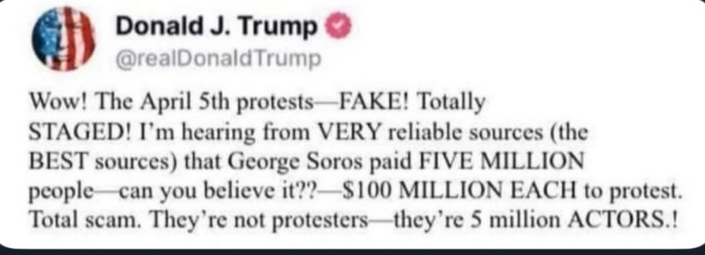 Fake protests. Actors. 
Not