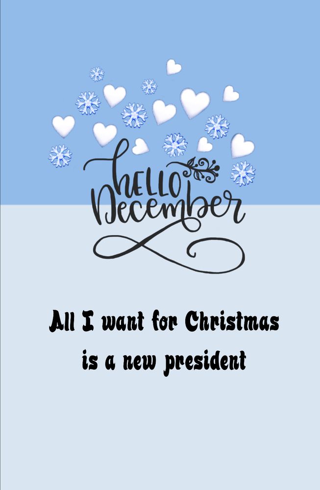 All I want for Christmas is a new president 