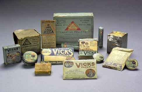 Old Vicks packaging. 