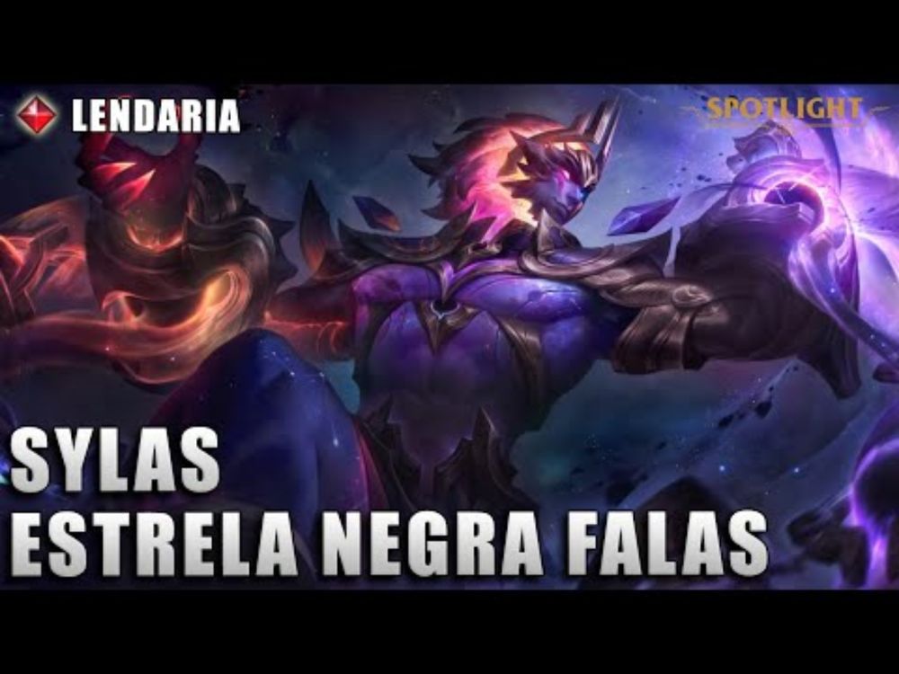 SYLAS ESTRELA NEGRA FALAS - Voz Skin Lendaria