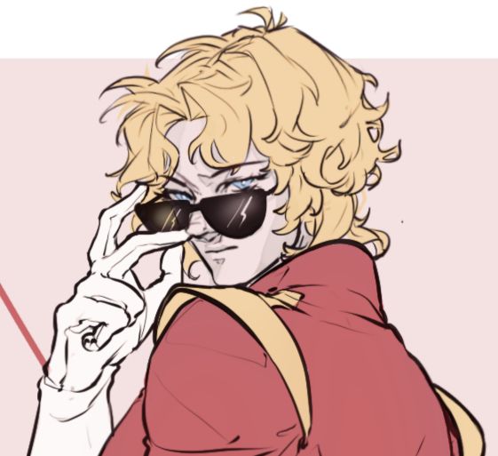 The same fanart, cropped to the face.