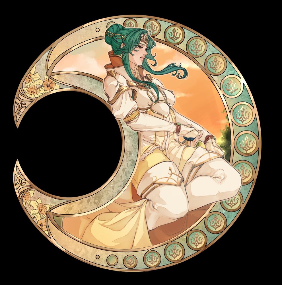 Elincia Fire Emblem fanart