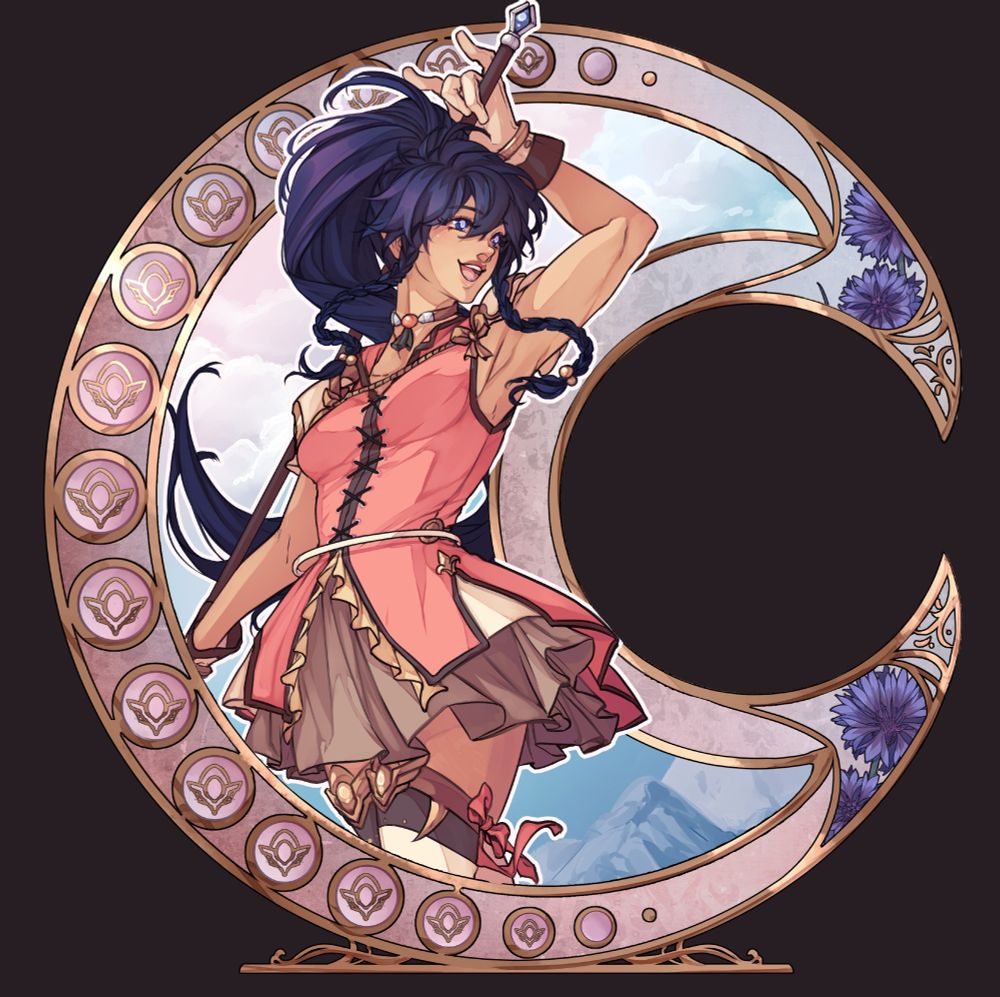 Fanart of Tana from Fire Emblem.